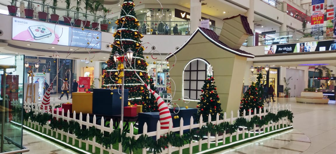 Mall event of Christmas.